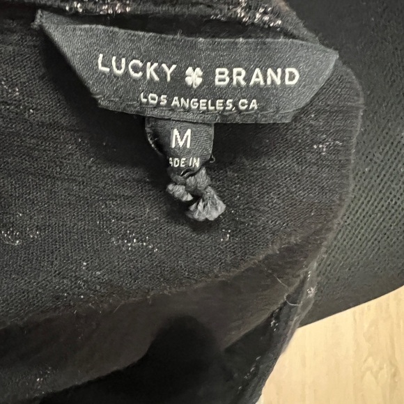 Lucky Brand Boho Floral Long Sleeve Tunic Top – Size M - Picture 6 of 6